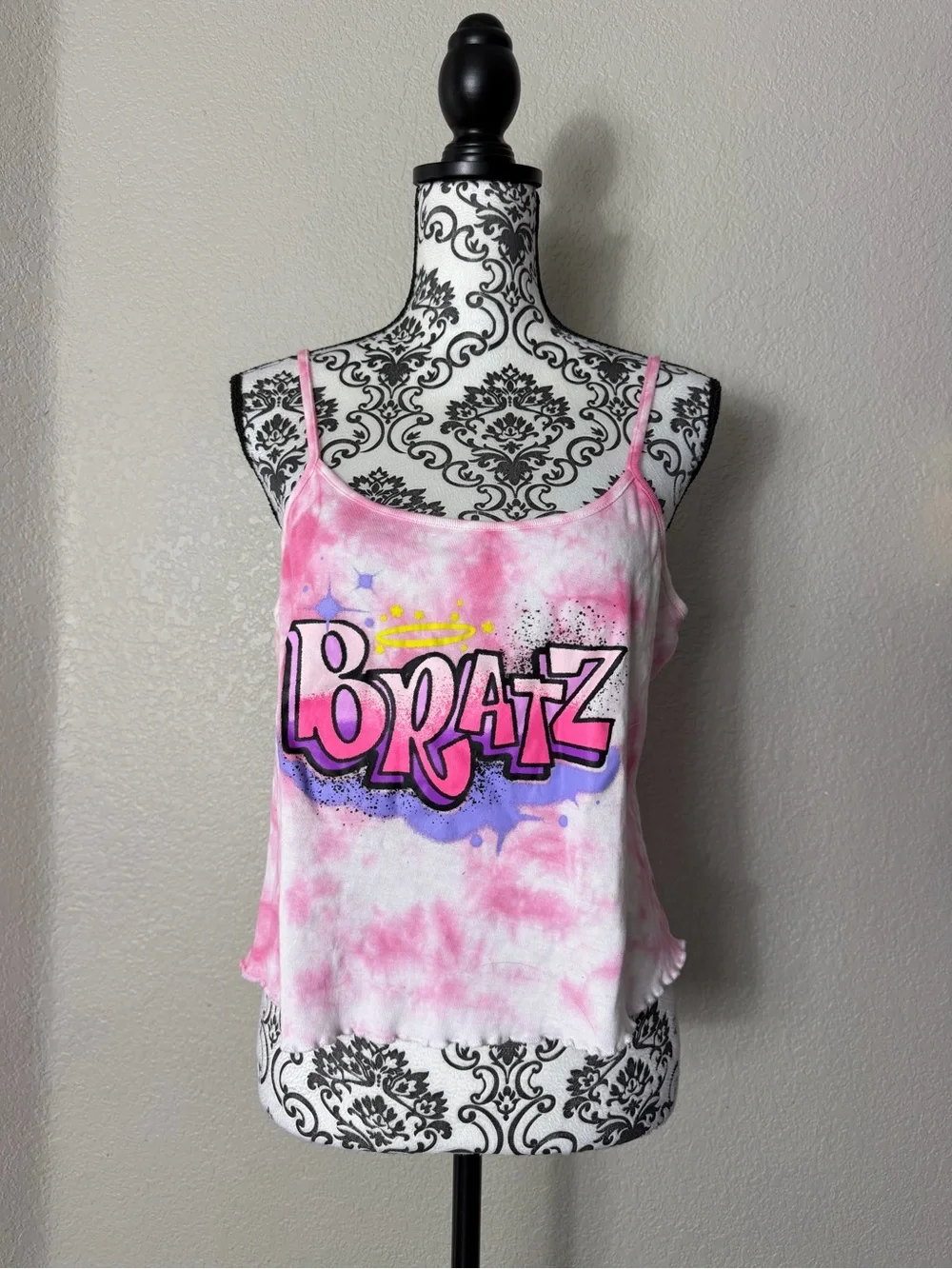 Bratz Pink Tie-Dye Graphic Camisole - Picture 1 of 3